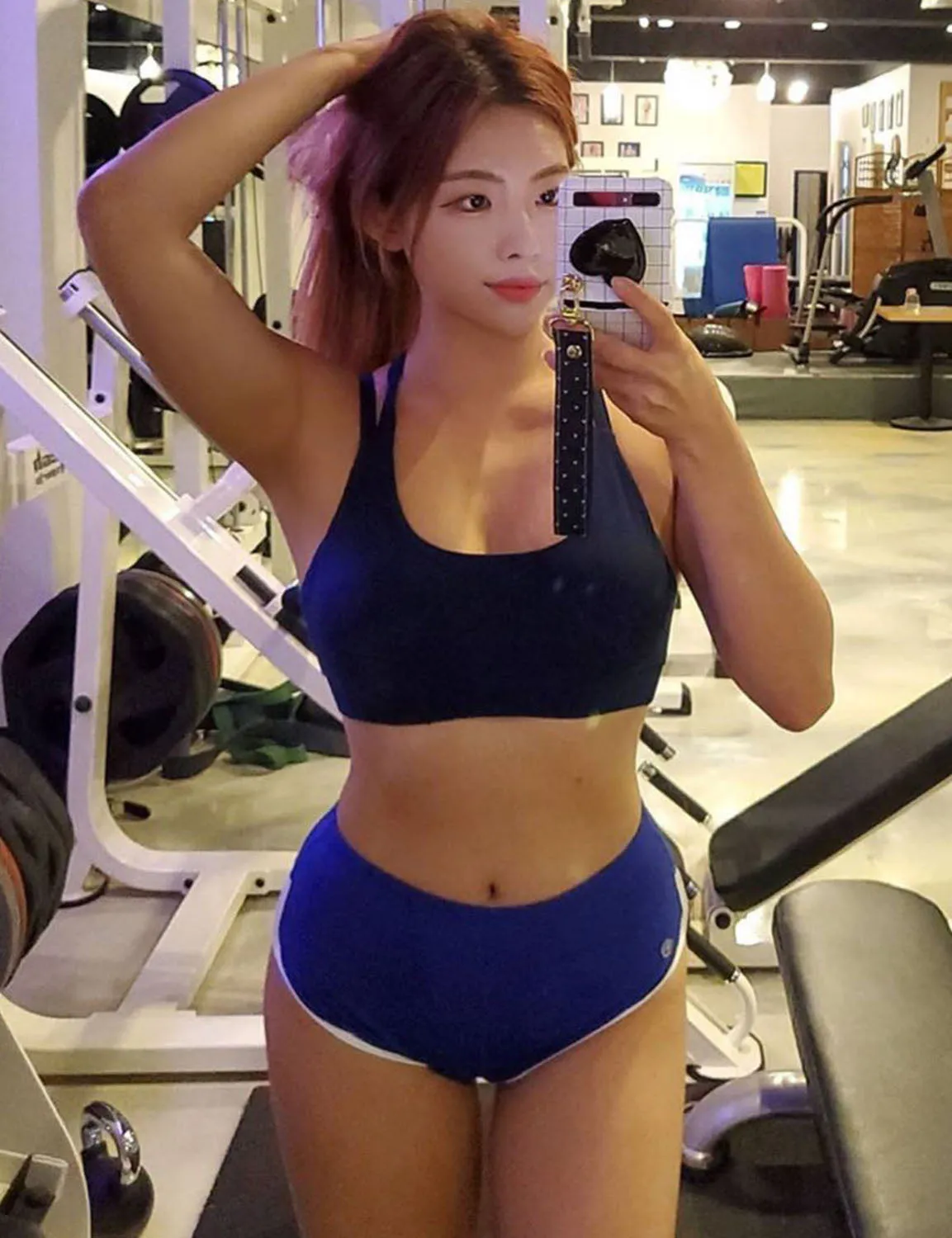 Sexy Booty Tall Size Shorts navy ins_Tall Size