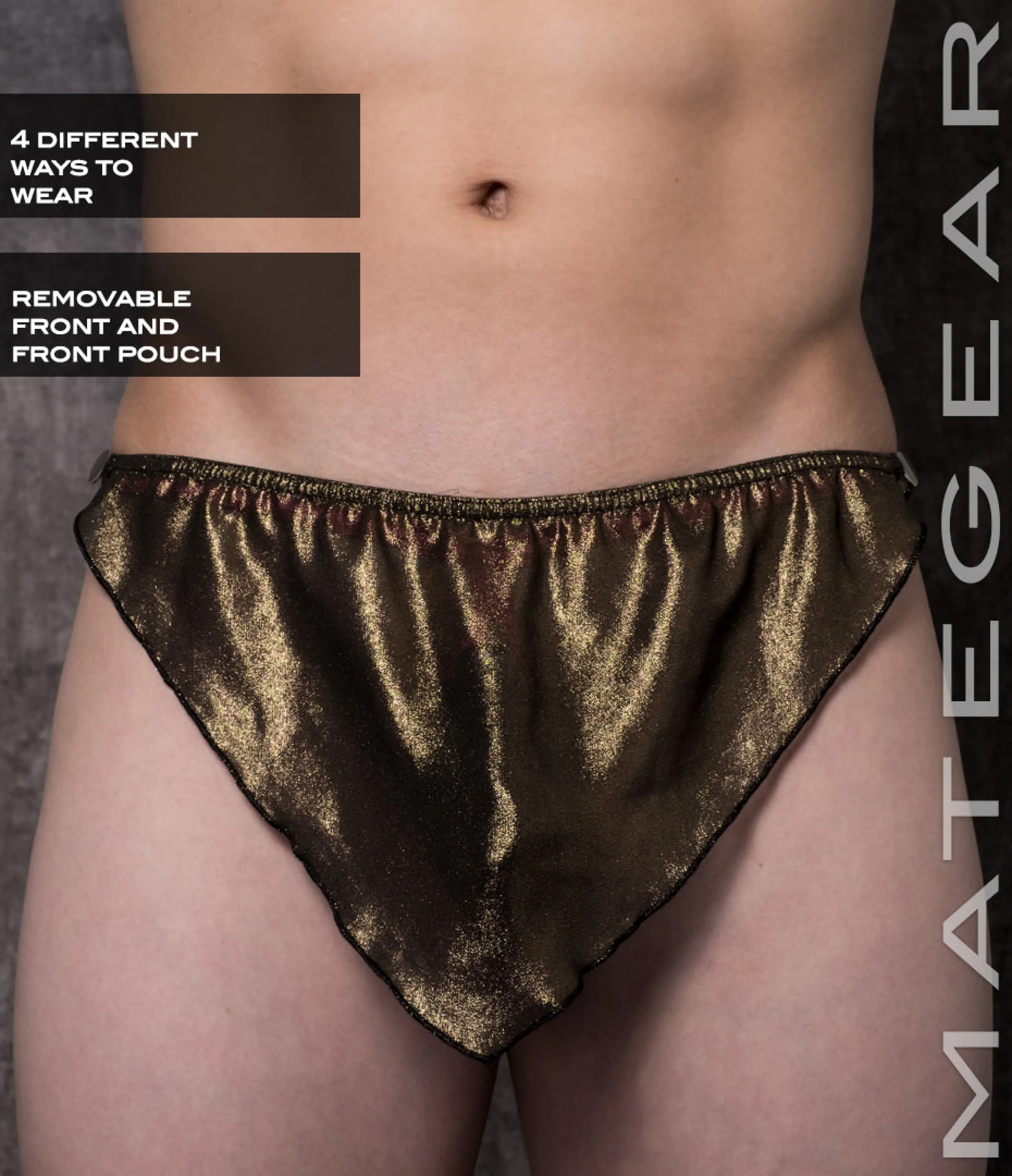Sexy Mens Swimwear Xpression Ultra Bikini - Myo Bong (4 Ways To Wear)