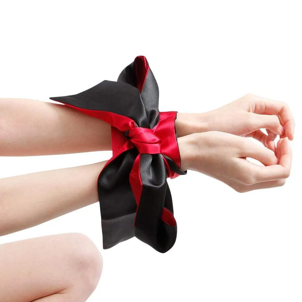 SM VIP - Blindfold and Restraints Set of 3 Ribbons