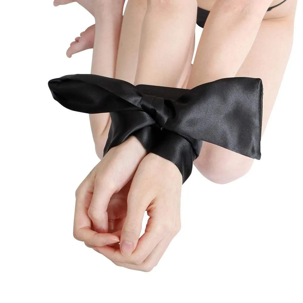 SM VIP - Blindfold and Restraints Set of 3 Ribbons