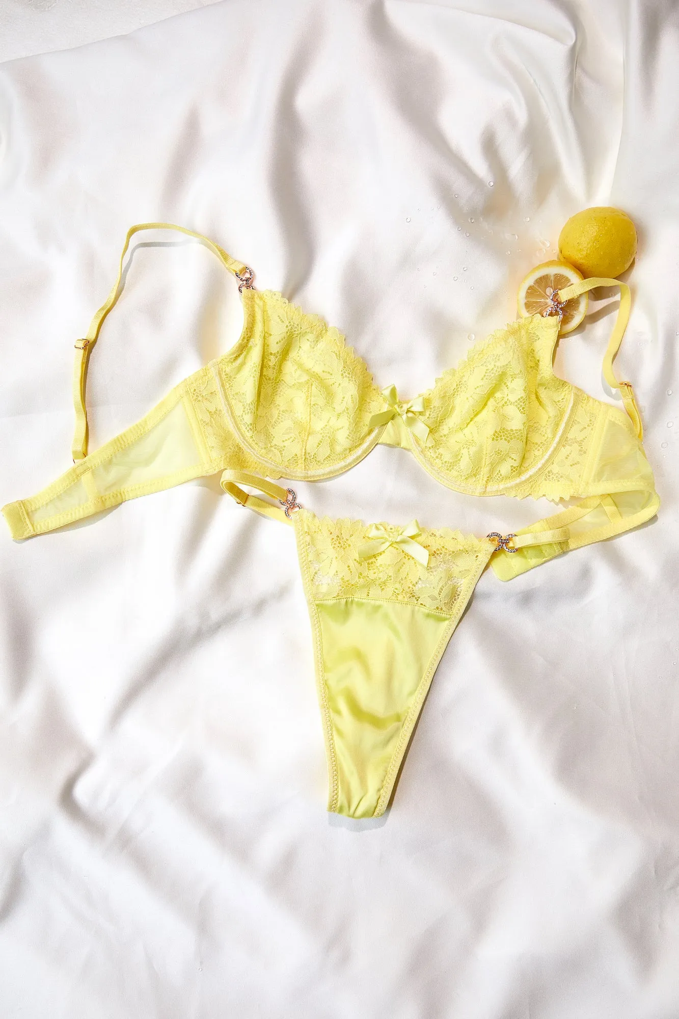 Sunny Yellow Lingerie Set