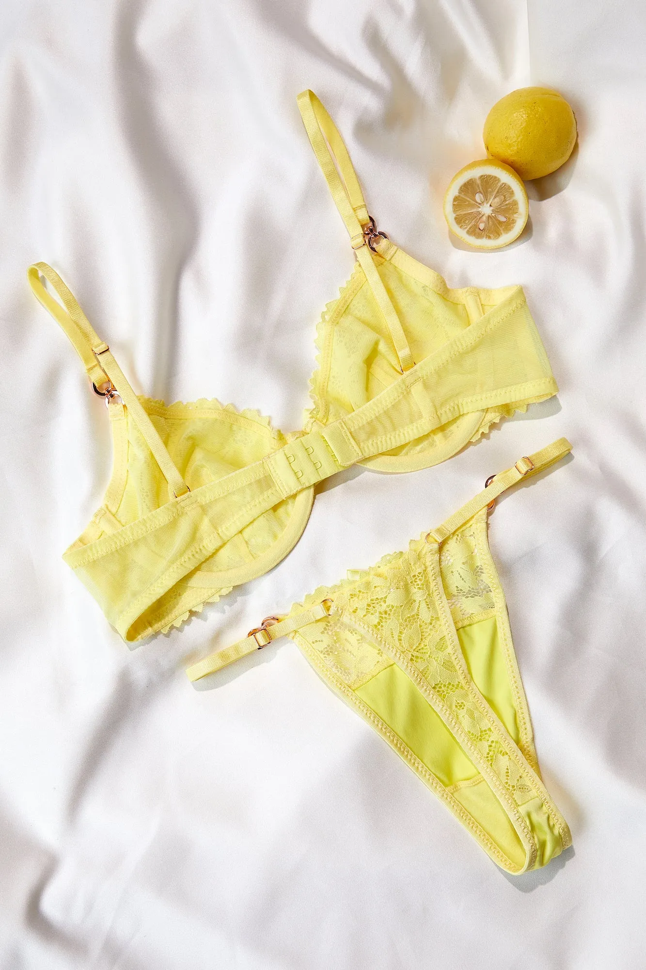 Sunny Yellow Lingerie Set