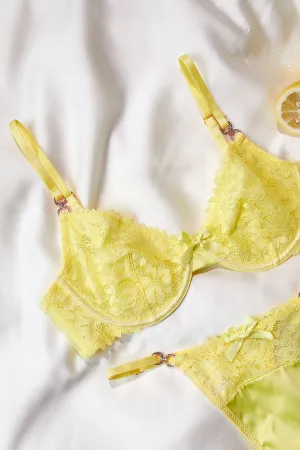 Sunny Yellow Lingerie Set