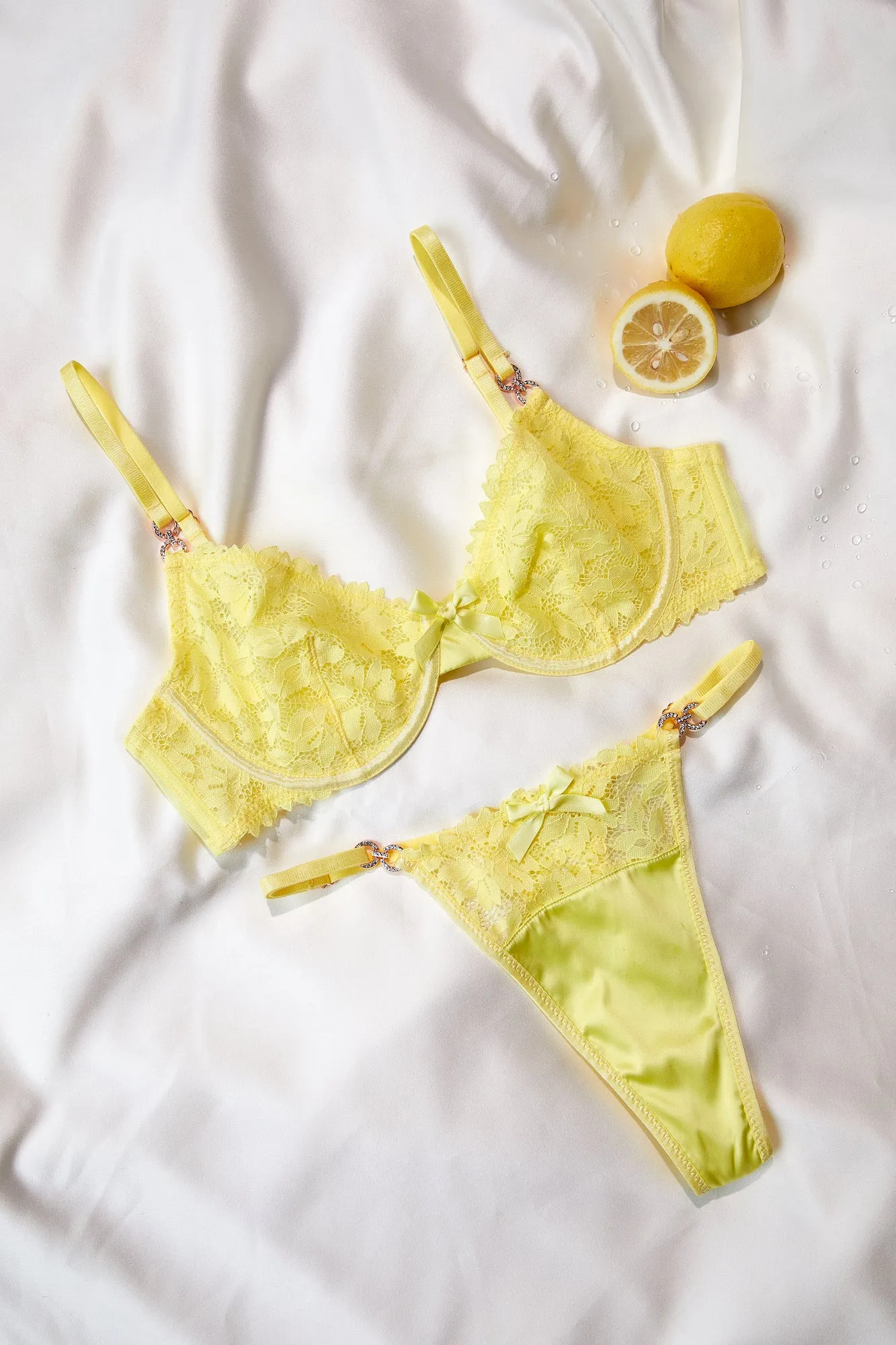 Sunny Yellow Lingerie Set
