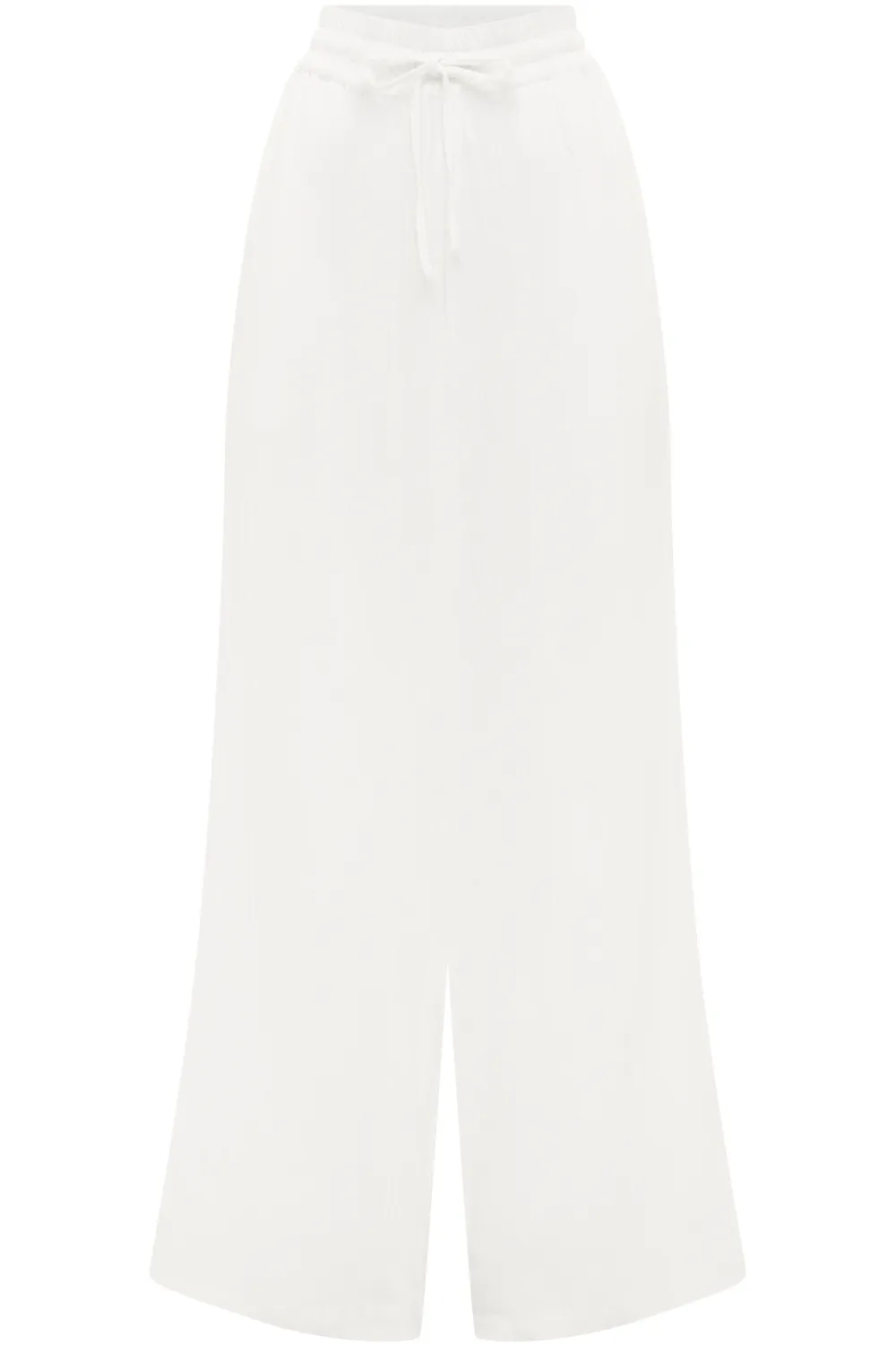 Sunset Cotton Beach Pants in White