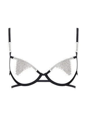 Susu Wired Bra (Black/Silver)