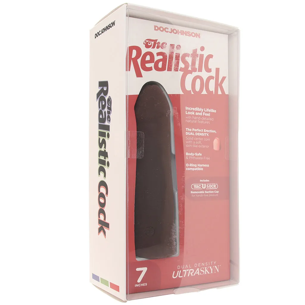 The Realistic 7 Inch Cock in Chocolate