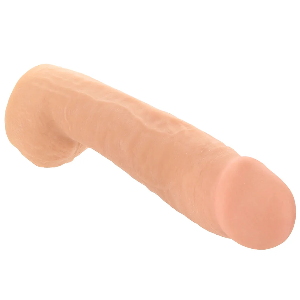 The Realistic Hung 12 Inch Cock with Balls in Vanilla