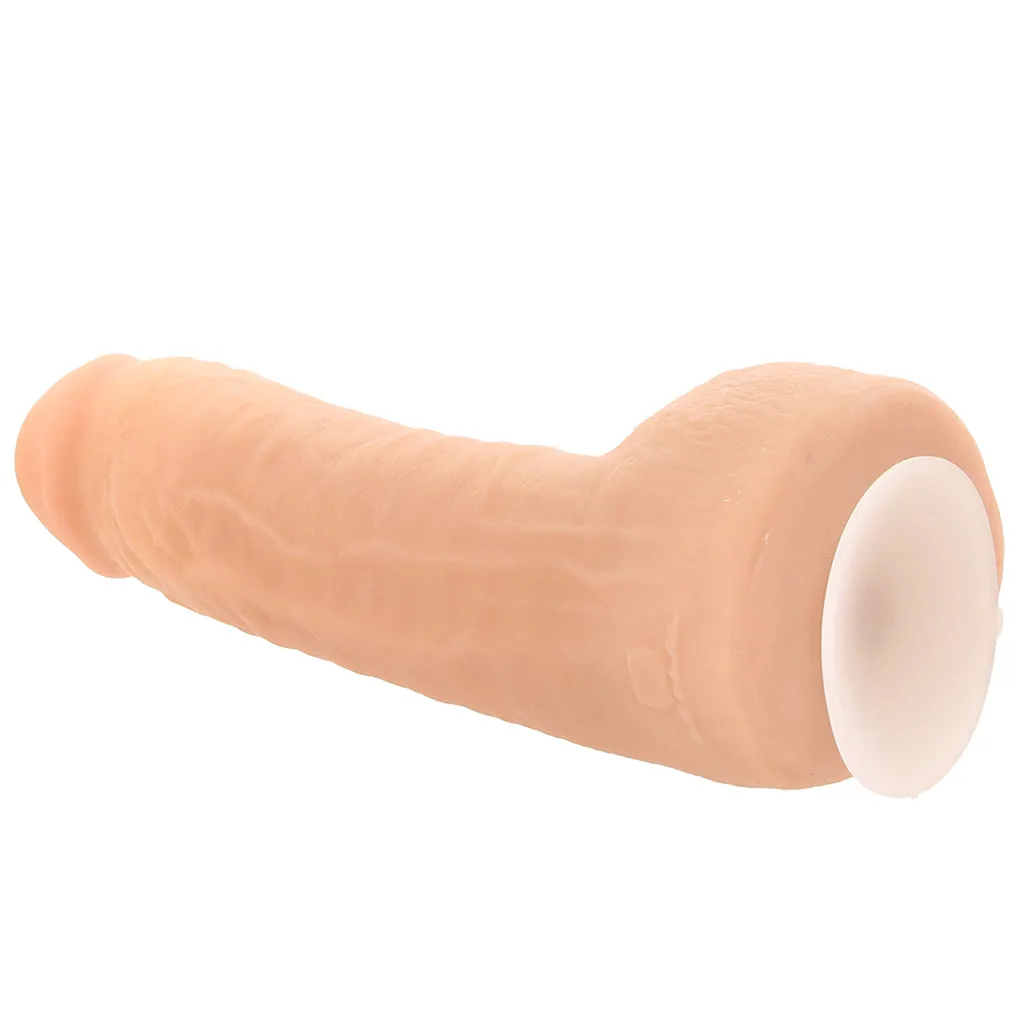 The Realistic Hung 12 Inch Cock with Balls in Vanilla