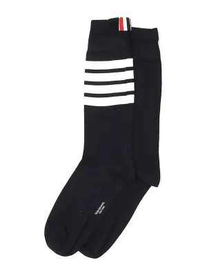 Thom Browne 4-Bar Logo Detailed Socks