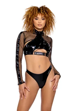 Unisex Fishnet Shrug - 6501