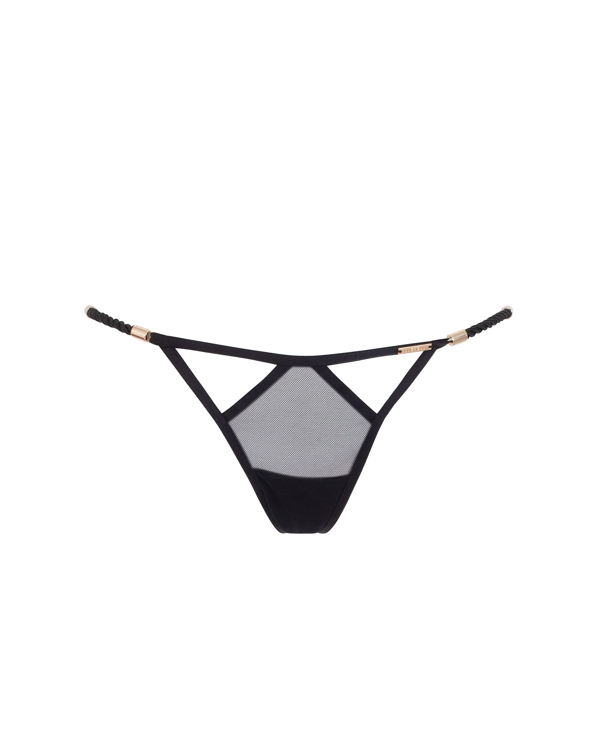 Valerian Open-Back Brief Black/Gold