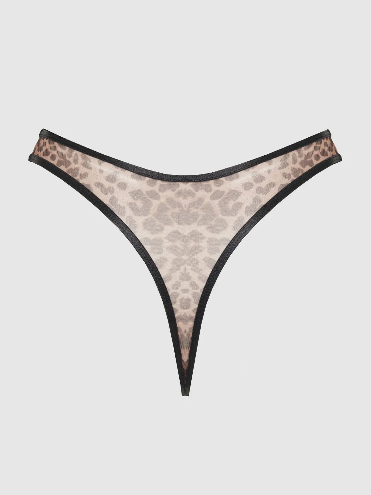 Vivienne Crotchless Mesh Thong