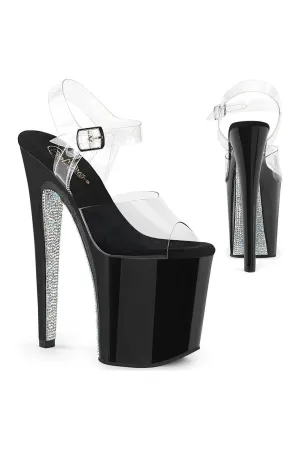 XTREME-808CRS Exotic Sandal | Clear Vinyl